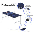 Everfit Ping Pong Table Portable Foldable Indoor Family Game