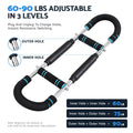 Everfit Twister Arm Exerciser 60-90lb Adjustable Chest Workout Equipment Home Gym Fitness