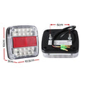 Giantz 26 LED Tail Lights Stop Reverse Indicator 12V Ute Trailer