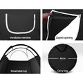 Portable Pop Up Tanning Tent Black