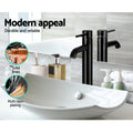 Cefito Round Basin Mixer Tap Tall Black Faucet Bathroom Vanity