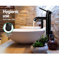 Cefito Round Basin Mixer Tap Tall Black Faucet Bathroom Vanity