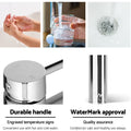 Cefito Basin Mixer Tap Round Tall Chrome Bathroom Vanity Faucet