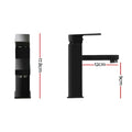 Cefito Square Basin Mixer Tap Black Bathroom Vanity Faucet