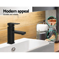 Cefito Square Basin Mixer Tap Black Bathroom Vanity Faucet