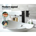 Cefito Square Basin Mixer Tap Tall Black Bathroom Faucet