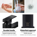 Cefito Square Basin Mixer Tap Tall Black Bathroom Faucet
