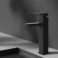 Cefito Square Basin Mixer Tap Tall Black Bathroom Faucet