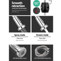Cefito Kitchen Mixer Tap Pull Down Chrome 2 Modes Sink Faucet