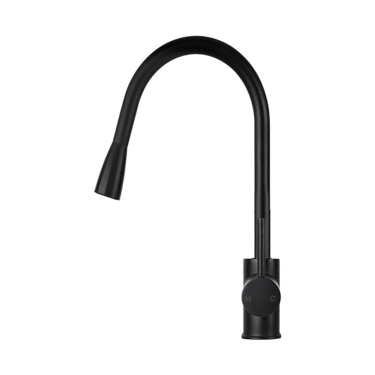 Cefito Kitchen Mixer Tap Pull Out 2 Mode Black Sink Faucet