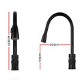 Cefito Kitchen Mixer Tap Pull Out 2 Mode Black Sink Faucet