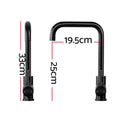 Cefito Kitchen Mixer Tap Rectangle Sink Faucet Basin Black