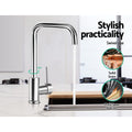 Cefito Kitchen Mixer Tap Chrome Rectangle Basin Faucet Laundry
