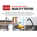 Cefito Kitchen Mixer Tap Round Black Sink Faucet Basin Laundry