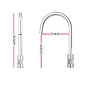 Cefito Chrome Round Kitchen Mixer Tap Basin Sink Faucet