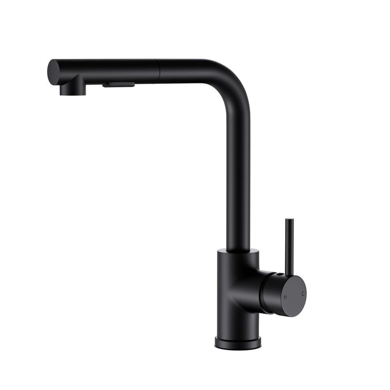 Cefito Kitchen Mixer Tap Pull Out 2 Mode Swivel WELS Black