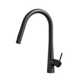 Cefito Kitchen Mixer Tap Pull Out Round Black 2 Mode WELS