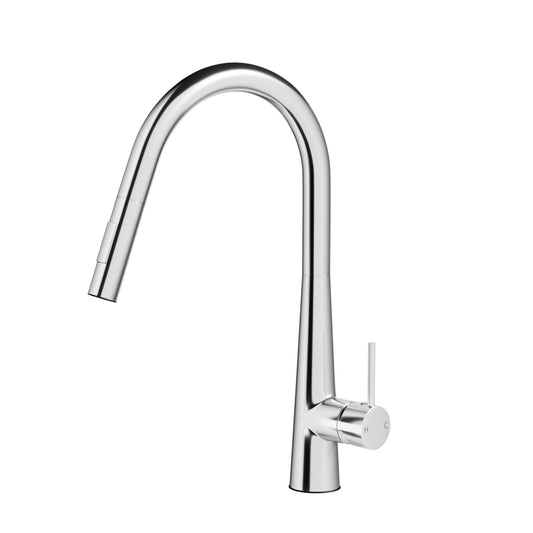 Cefito Pull Out Kitchen Mixer Tap 2 Mode Chrome Round WELS