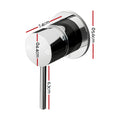 Cefito Wall Basin Mixer Tap Round Brass Chrome Bathtub
