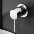 Cefito Wall Basin Mixer Tap Round Brass Chrome Bathtub