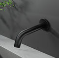 Cefito Black Wall Bath Mixer Tap Shower Spout Round Bathtub
