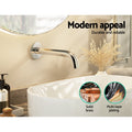Cefito Wall Bath Mixer Tap Chrome Round Spout Shower Bathtub