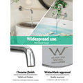 Cefito Wall Bath Mixer Tap Chrome Round Spout Shower Bathtub