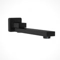 Cefito Black Square Swivel Wall Bath Tap Mixer Spout