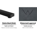 Cefito Black Square Swivel Wall Bath Tap Mixer Spout