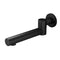 Cefito Wall Bath Mixer Tap Swivel Spout Round Black Bathtub