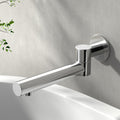 Cefito Wall Bath Mixer Tap Round Swivel Chrome Bathtub Spout