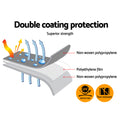 Instahut Tarp 3.6x4.8m Canvas Heavy Duty Sun Cover Camping