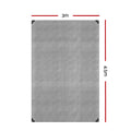 Instahut Tarp 3x4.5m Canvas Heavy Duty Camping Sun Cover Tarpaulin