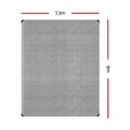 Instahut Tarp 7.3x9m Heavy Duty Canvas Camping Sun Cover