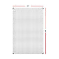 Instahut Tarp 2x3m Heavy Duty Canvas Camping Sun Cover Tarpaulin