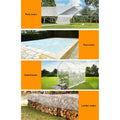 Instahut Tarp 4x6m Canvas Heavy Duty Clear Tarpaulin Camping