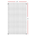 Instahut Tarp 4x7m Heavy Duty Canvas Tarpaulin Clear Camping