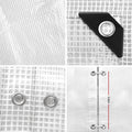 Instahut Tarp 4x7m Heavy Duty Canvas Tarpaulin Clear Camping