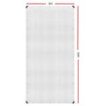 Instahut Tarp 5x10m Canvas Heavy Duty Clear Tarpaulin Cover