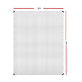 Instahut Tarp 5x6m Clear Heavy Duty Canvas Camping Tarpaulin