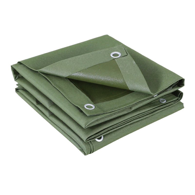 Instahut 2x3m Tarp 600GSM Heavy Duty Canvas Water Resistant