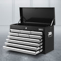 Giantz 10 Drawer Tool Box Cabinet Grey Garage Storage Organiser