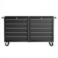 Giantz Tool Chest Trolley 10 Drawer Toolbox Storage Black