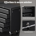 Giantz Tool Chest Trolley 10 Drawer Toolbox Storage Black