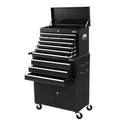 Giantz 13 Drawer Tool Box Cabinet Storage Organiser Black