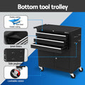 Giantz 13 Drawer Tool Box Cabinet Storage Organiser Black
