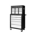Giantz 14 Drawer Tool Box Cabinet Trolley Grey Garage Storage