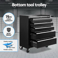 Giantz 15 Drawer Tool Chest Trolley Toolbox Storage Black