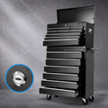 Giantz 15 Drawer Tool Box Cabinet Chest Trolley Garage Storage