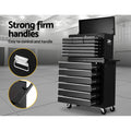 Giantz 16 Drawer Tool Box Cabinet Trolley Garage Storage